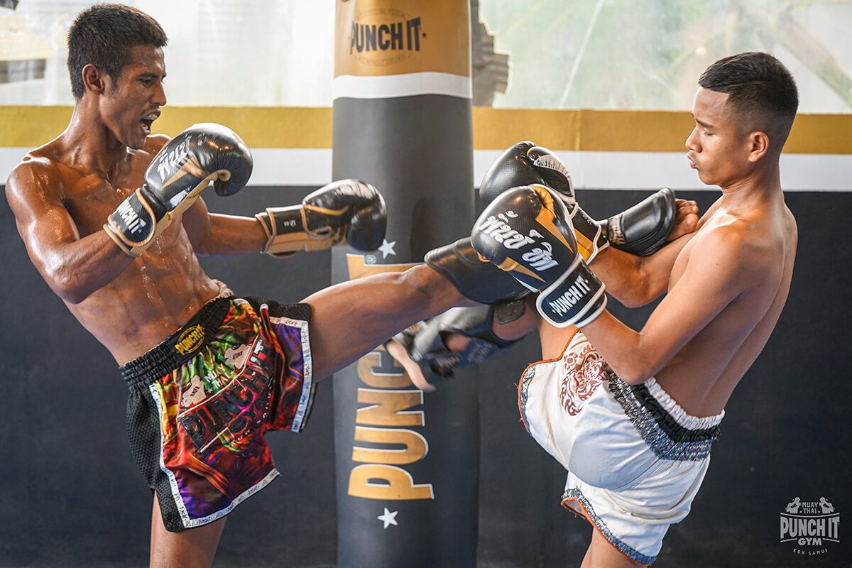 Muay Thai sparring is practice and good practice makes perfect!